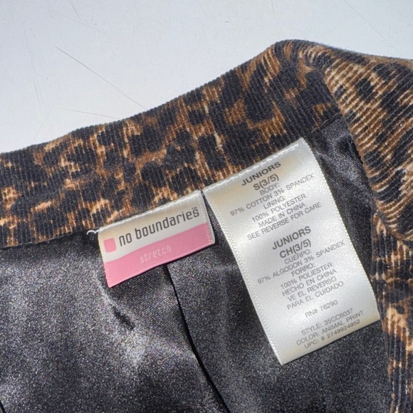 Y2K Leopard Print Women's Blazer Jacket‎ - Picture 2 of 5